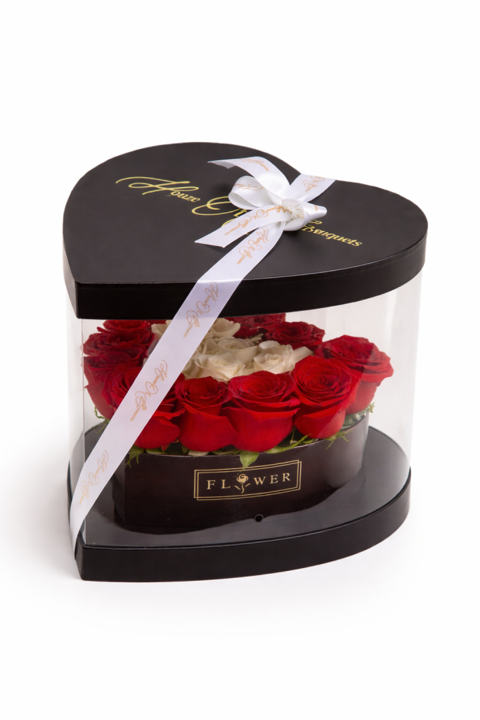 Heart Showcase Rose Box