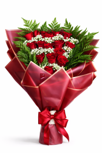 Luxury Flat Rose Bouquet