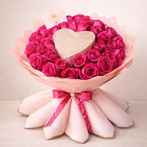 Burn Bouquet (50 Roses)