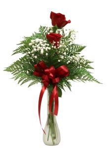 Vased Rose Arrangement