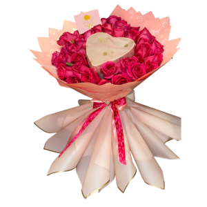 Burn Bouquet (50 Roses)